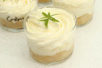 Peras asadas y mousse de mascarpone con verbena : Foto de la etapa26