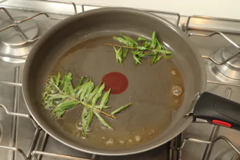 Peras asadas y mousse de mascarpone con verbena : Etapa 4