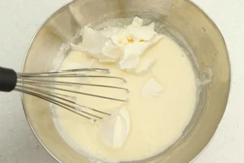 Peras asadas y mousse de mascarpone con verbena : Etapa 7