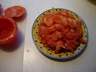 Tomates y calabacines rellenos