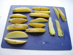 Patatas fritas al cuchillo : Foto de la etapa2