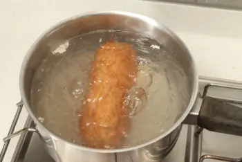 Polenta «al estilo de Morteau» : Etapa 2