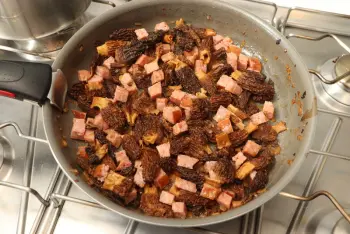 Polenta «al estilo de Morteau» : Etapa 13
