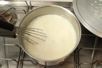 Polenta «al estilo de Morteau» : Etapa 16