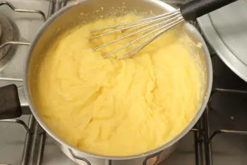 Polenta «al estilo de Morteau» : Etapa 19