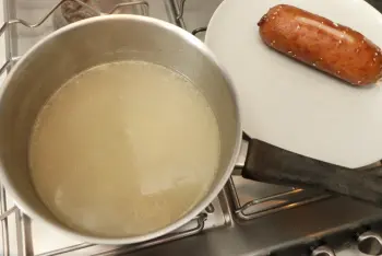 Polenta «al estilo de Morteau» : Etapa 4