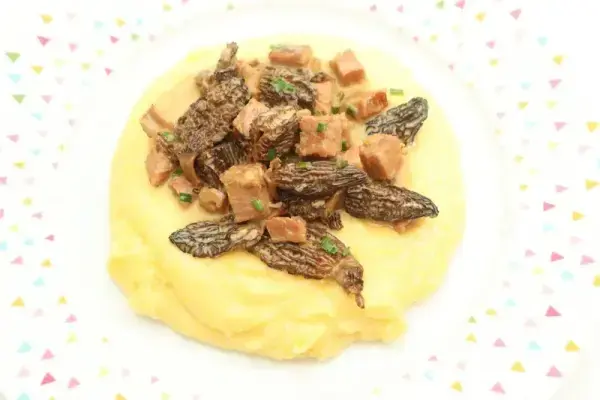 Polenta «al estilo de Morteau»