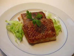 Pannequets con arroz rojo