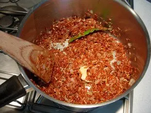 Pannequets con arroz rojo : Foto de la etapa3