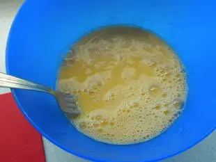 Tortilla francesa con espárragos verdes : Foto de la etapa3