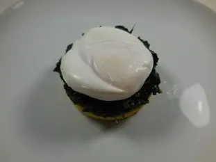 Polenta con espinacas y huevo pasado por agua : Foto de la etapa14
