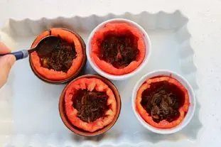 Huevos con cáscara de tomate : Foto de la etapa4