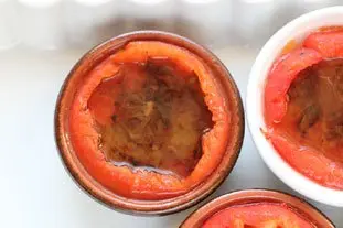 Huevos con cáscara de tomate : Foto de la etapa5