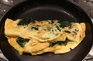 Omelet con espinacas : Foto de la etapa8