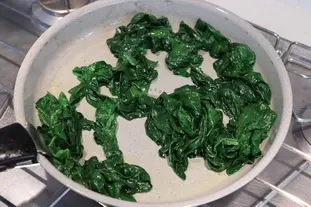 Gratinado de espinacas y pollo picante : Foto de la etapa7