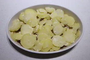 Gratinado de patatas y embutido : Foto de la etapa12