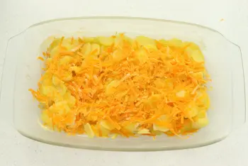 Patatas gratinadas con 3 quesos