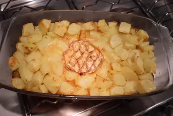 Camembert en el horno