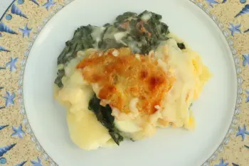 Parmentier de espinacas