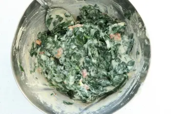 Parmentier de espinacas