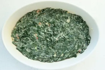 Parmentier de espinacas