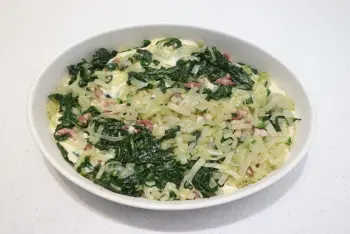 Acelgas gratinadas a la Mornay : Etapa 13