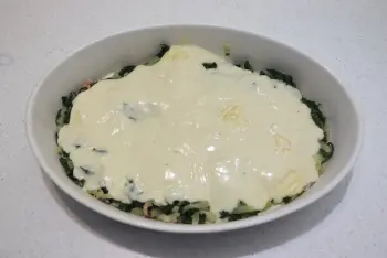 Acelgas gratinadas a la Mornay : Etapa 12