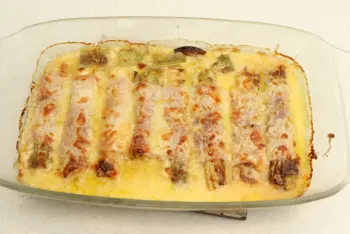 Puerros con jamón : Etapa 15