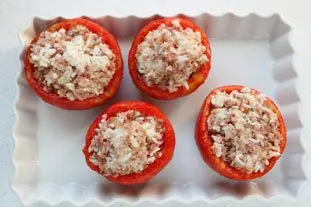Tomates rellenos a la comtoise : Foto de la etapa10