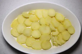 Gratinado cremoso de espinacas y patatas  : Foto de la etapa2