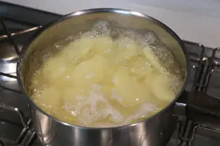 Gratinado de potimarron y patatas ahumadas : Foto de la etapa3