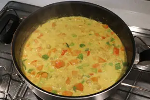 Curry indio de verduras : Foto de la etapa11