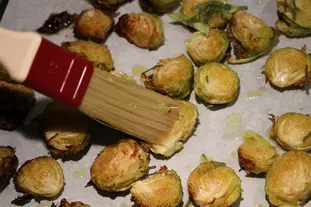 Coles de Bruselas asadas con limón y salvia. : Foto de la etapa9