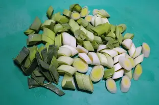 Puerros y brócoli a la flamenca  : Foto de la etapa1