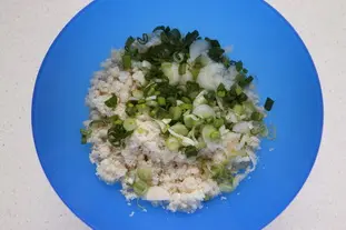 Remoulade de coliflor y aguacate : Foto de la etapa3