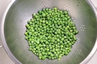 Habas tiernas, guisantes y arroz cremoso : Foto de la etapa6