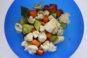 Verduras asadas con tomillo y salsa verde : etape 25