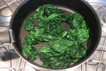 Crema de espinacas a la lombarda
