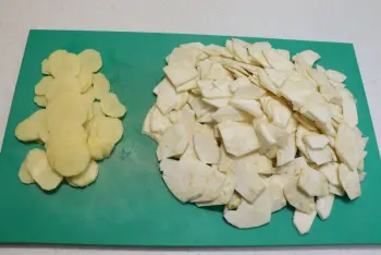 Puré de apio : Etapa 2