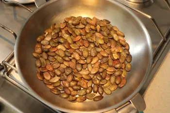 Lentejas con acedera y queso feta : Etapa 2