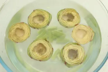 Alcachofas moradas a la romana : Etapa 1