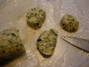 Patatas al horno, mantequilla o crema con hierbas : Foto de la etapa8