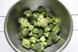 Flan de brócoli