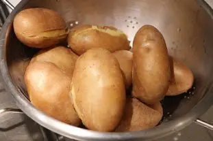 Ensalada templada de puerros y patatas