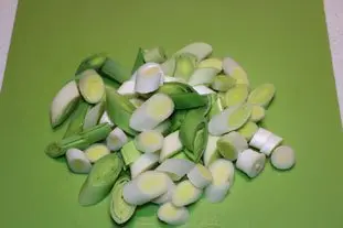 Ensalada templada de puerros y patatas : Foto de la etapa2