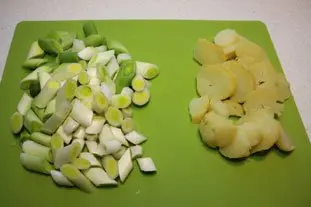Tortita crujiente de puerro y patata : etape 25