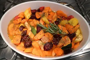 Zanahorias asadas a la provenzal : Foto de la etapa5