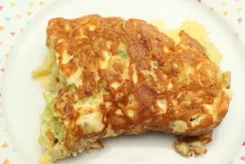 Tortilla de jamón y col
