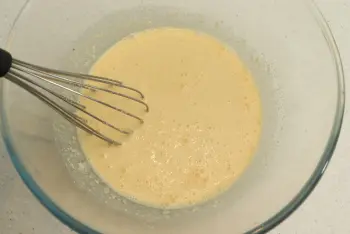 Tortilla de jamón y col : Etapa 7