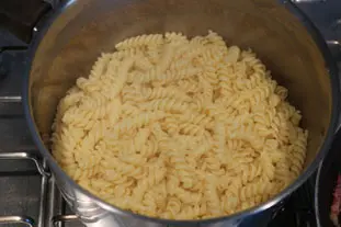 Pasta con crema a la mostaza : Foto de la etapa1